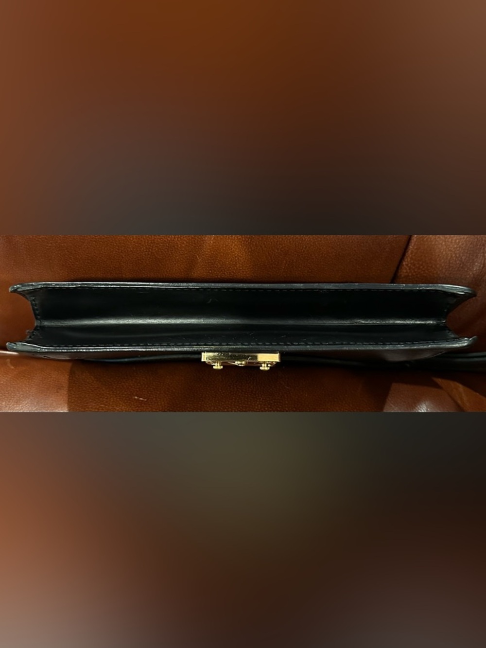 LV Noir Epi Leather Sellier Dragonne Clutch Pouchette EUC Like New! FRANCE 2004 - Picture 4 of 12